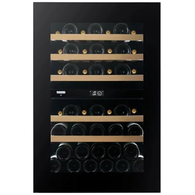 Dunavox Cantinetta vino da incasso/sottotop NOBLE-44.TO DVN-44.120DB.TO finitura nero da 59 cm