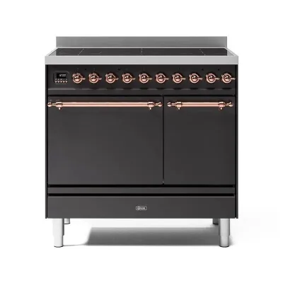 Ilve Cucina PD09N da incasso Nostalgie PDI096QNE3 doppio forno cieco e piano cottura induzione da 90 cm