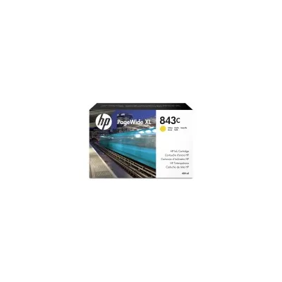 CARTUCCIA INCHIOSTRO ORIGINALE HP 843C XL C1Q68A GIALLO PageWide XL 4000