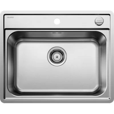 Blanco | Lavello una vasca LEMIS XL 6-IF 1525109 in acciaio inox da 61.5x50 cm - Sopratop/Filotop