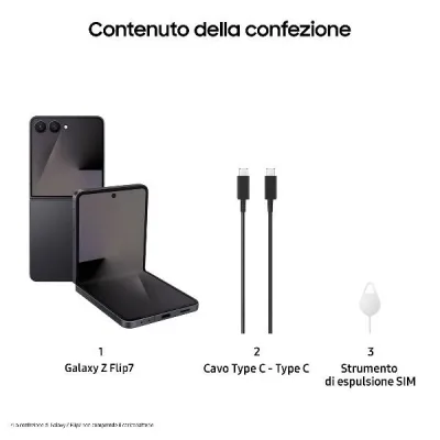 GALAXY Z FLIP7 12+256GB BLACK EE SM-F766BZKGEEE