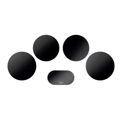 Foster Set piani cottura a induzione circolare modulare 7366 040 in vetroceramica nero - IN PROMOZIONE FINO AL 30/06