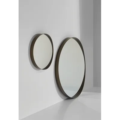 Bonaldo Specchio Adone con cornice in metallo da Ø90 cm