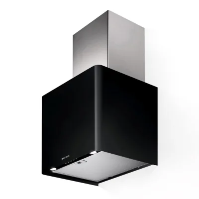 Faber Cappa a parete LITHOS EG6 LED BK A45 335.0533.563 finitura nero opaco da 45 cm