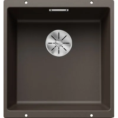 Blanco | Lavello una vasca SUBLINE 400-U 1518563 finitura caffè da 43x46 cm - Sottotop