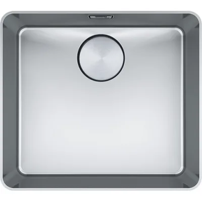 Franke Lavello una vasca Mythos Incasso Semifilo/Filotop MYX 210-45 127.0618.824 finitura inox satinato da 42,6x41,2 cm