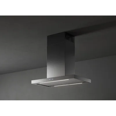 Falmec Cappa a isola Plane Plus NRS finitura inox da 90 cm