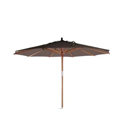 Unopiù Ombrellone LIPARI in legno con telo in tessuto acrilico da Ø400 cm - Con piastra di base - IN PROMOZIONE FINO AL 6/07