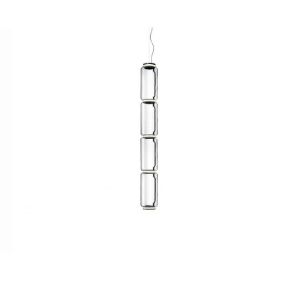 Flos Lampada a sospensione Noctambule Suspension 4 High Cylinder finitura nero