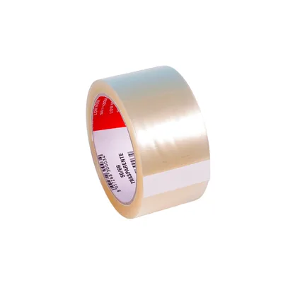 Nastro adesivo da imballaggio In Polipropilene Acrilico Silenzioso Trasparente - lungo 66mt, largo 25mm, spesso 48 micron, 72 pz