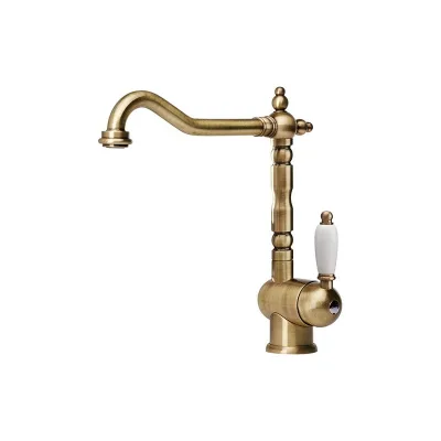 Franke: Miscelatore monocomando Old England 115.0028.205 finitura bronzato
