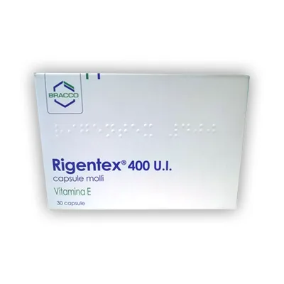 Rigentex 400 U.I Tocoferolo Vitamina E 30 Capsule Molli