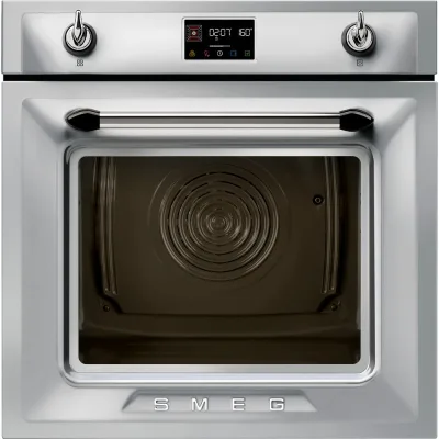 PRONTA CONSEGNA - Smeg S Forno pirolitico combinato vapore Galileo Pyro steam SOP6902S2PX finitura inox da 60 cm