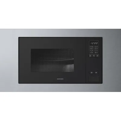 Barazza Microonde da incasso 1MOXI finitura acciaio inox satinato / vetro nero da 75 cm - IN PROMOZIONE FINO AL 6/07