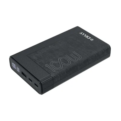 CELLY POWERBANK 20000MAH DISPLAY 100W BK PBPD100W20000BK