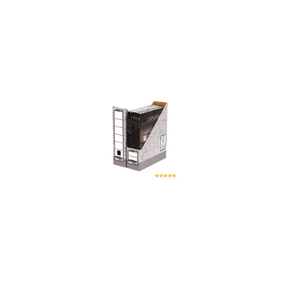 Portariviste Fellowes Bankers Box A4 80 mm Assemblaggio manuale Certificazione FSC in cartone riciclato Colore grigio 0186004