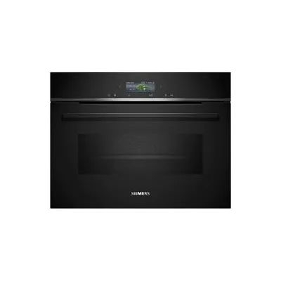 Siemens Forno compatto combinato con microonde da incasso CM724G1B1 finitura nero da 60 cm