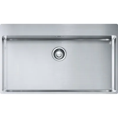 Franke: Lavello una vasca Filotop/Semifilo BOX BXX 210-83 127.0751.919 finitura inox satinato da 86 cm