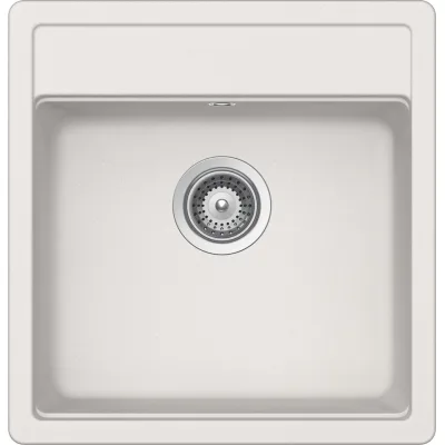 Schock Lavello una vasca NEMO N100S NEMN100S16 finitura new alumina da 49x51 cm