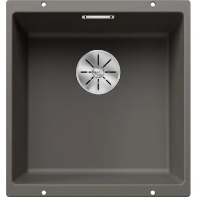 Blanco | Lavello una vasca SUBLINE 400-U 1527349 finitura grigio vulcano da 43x46 cm - Sottotop