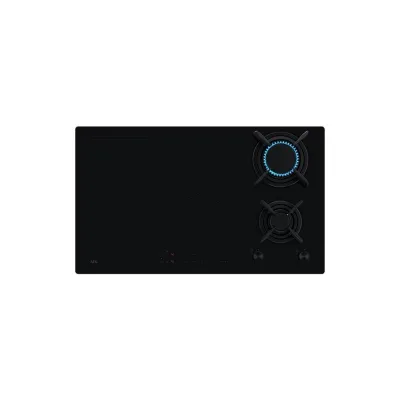 PRONTA CONSEGNA - AEG Piano cottura misto induzione/gas HF 704193 NB in vetroceramica da 88 cm