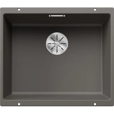 Blanco Lavello una vasca SUBLINE 500-U 1527353 finitura grigio vulcano da 53x46 cm - Sottotop