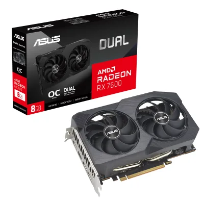 ASUS Dual Radeon RX 7600 OC Edition 8GB GDDR6