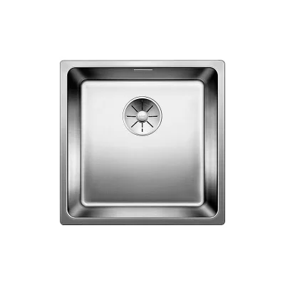 PRONTA CONSEGNA - Blanco Lavello una vasca ANDANO 400-IF 1518311 in acciaio inox da 44x44 cm - Sopratop/Filotop