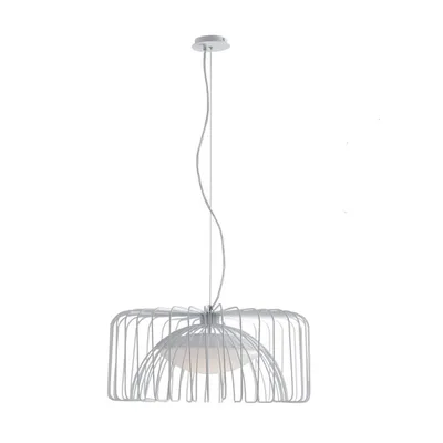 Lampadario a sospensione Led Bianca 24W 1920Lm 4000K 50X26X120Cm