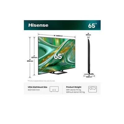 HISENSE ITALY SRL 65 E89S MINI LED 4K UHD VIDAA 144HZ 65E89S