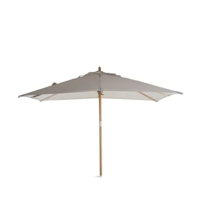Unopiù Ombrellone LIPARI in legno con telo in tessuto acrilico da 400x400 cm - Con piastra di base - IN PROMOZIONE FINO AL 6/07
