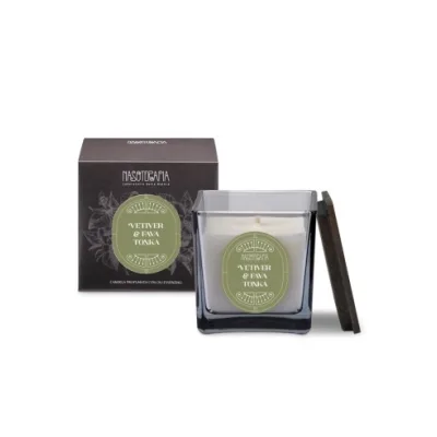 NASOTERAPIA CANDELA VETIVER E FAVA TONKA 200G