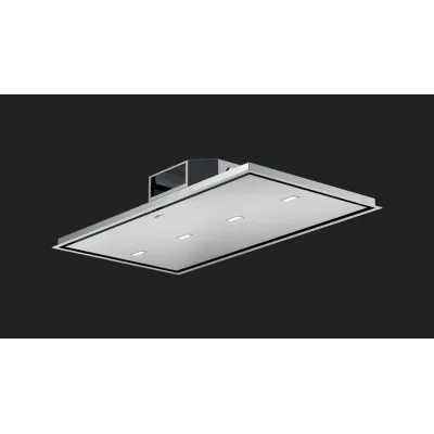 Fulgor Cappa a soffitto FCHD 1200 RC X finitura acciaio inox da 120 cm