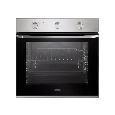 De Longhi Forno a gas ventilato da incasso NSFGE 9 XL finitura inox e vetro nero da 60 cm