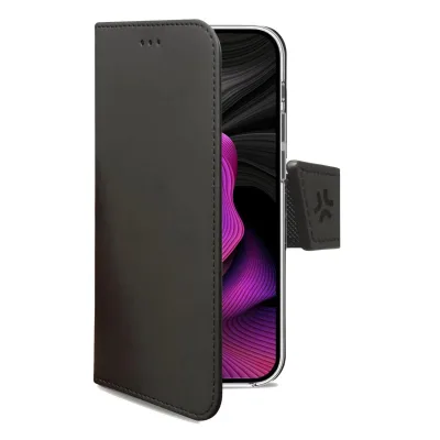 CELLY WALLY CASE IPHONE 15 PLUS BLACK WALLY1055