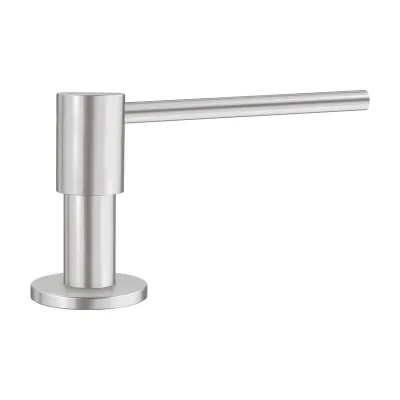 PRONTA CONSEGNA - Blanco | Dispenser sapone PIONA 1515992 finitura acciaio massiccio