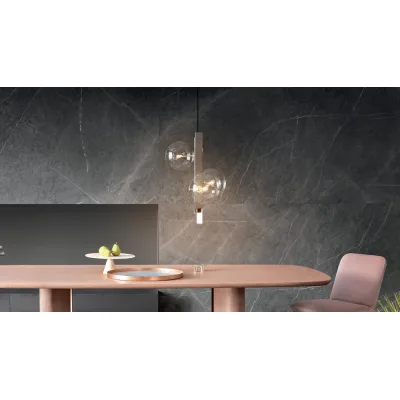Bonaldo Lampada a sospensione 3 luci Bon Ton in diverse finiture