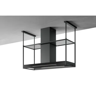 Airforce Cappa a isola aspirante ANTARES AN/A/140 AF000061 finitura antracite da 140 cm