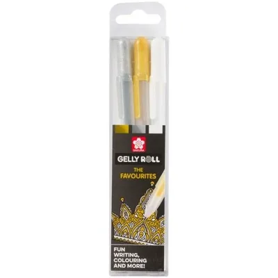Penna gel Talens POXPGBMIX3A Bianco (3 Unità) (Ricondizionati A+)