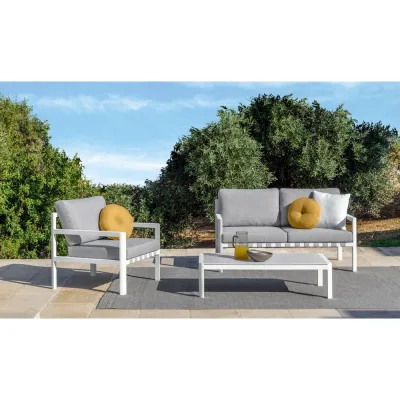 Talenti Sofa 2 posti NUNÙ con struttura alluminio e cusciniera in textilene