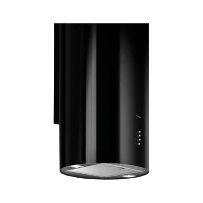 Elica Cappa a parete TUBE PRO BL MAT/A/43 PRF0090719B finitura nero effetto soft touch da Ø43 cm