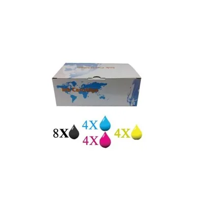 MULTIPACK 20PZ CARTUCCIA COMPATIBILE EPSON STYLUS SX125 T1285 BKCYM