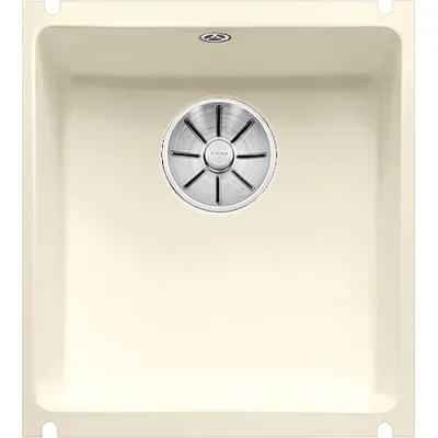 Blanco Lavello una vasca SUBLINE 375-U 1519595 in ceramica magnolia da 41.4x45.6 cm - Sottotop