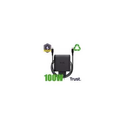 TRUST MAXO 100W 2P USB-C GAN CHARGER BLK 25527