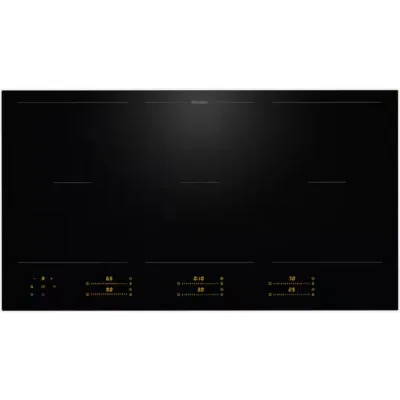 Miele Piano cottura a induzione Filotop/Appoggio KM 8595 FL in vetroceramica nero da 90 cm