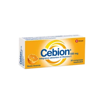 CEBION MASTICABILE ARANCIA VITAMINA C 20 COMPRESSE