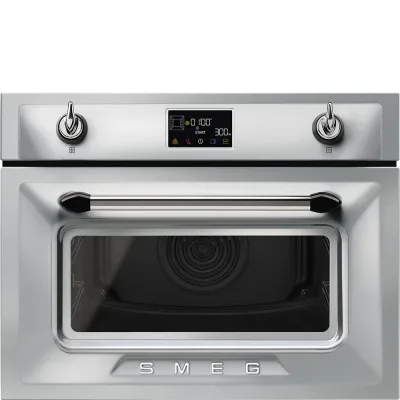 Smeg S Forno compatto combinato microonde Galileo SO4902M1X finitura inox da 60 cm - IN PROMOZIONE FINO AL 6/07