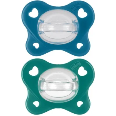 CHICCO DUAL SOFT SUCCHIETTO AZZURRO 16-36 2PZ