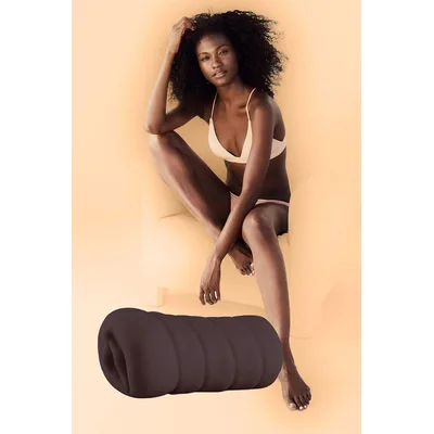 Masturbatore Uomo Dreamtoys Alicia TPE Nero 10,5 cm Texturizzato