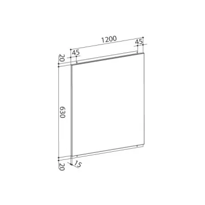 Faber Kit fondale 112.0157.272 da 120 cm